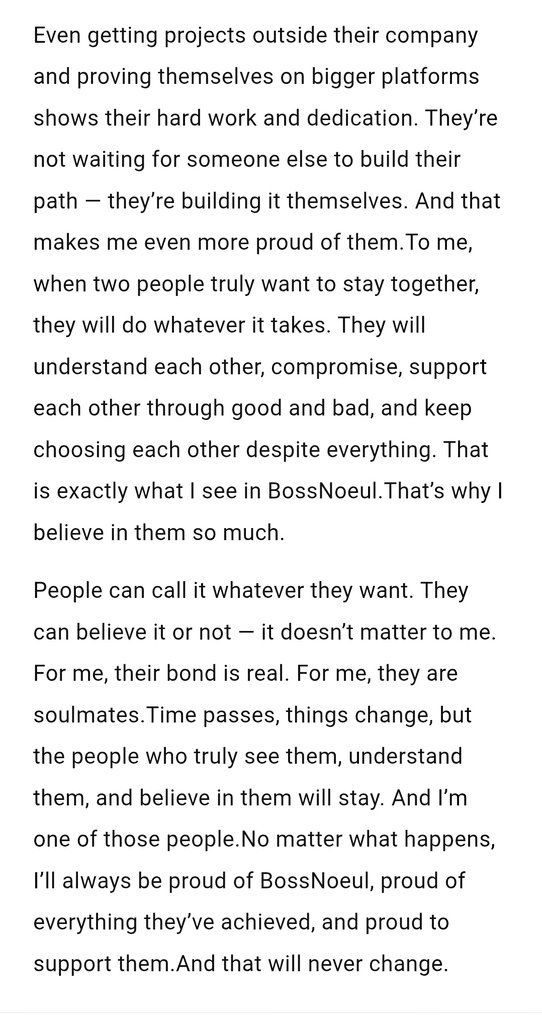 UnnatiShar82954's tweet photo. I’ll always be here for BossNoeul, no matter what. For me, they are the couple. They made me believe in love, in genuine bonds, and in soulmates. In a world full of fake things, their bond and relationship is real, pure, and irreplaceable Love you both  ❤️🧿

#BossNoeul
#BoNoh https://t.co/HyJFtRRLBh