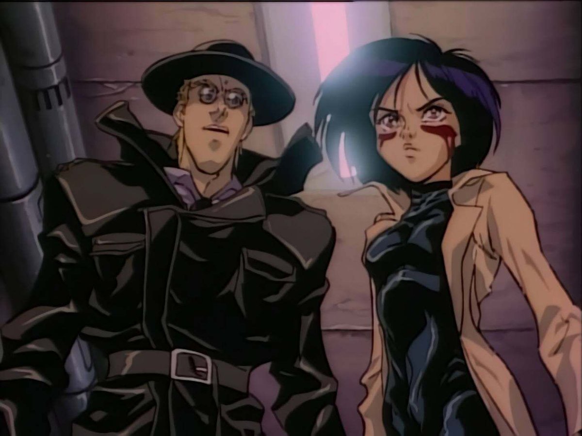 90sPiictures's tweet photo. Before the live-action movie of Battle Angel Alita, the original 1993 anime captured the cyberpunk vibe so well https://t.co/46DzPs8jup