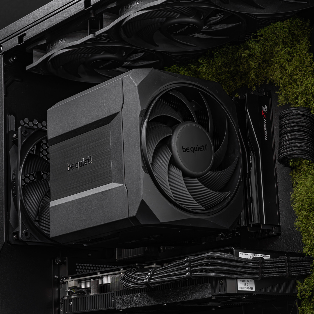 bequietofficial's tweet photo. A dark, raw setup by Aguel Design PC Custom, featuring Dark Rock Pro 6 inside the Light Base 600. No distractions. No compromises.

Just stone, structure, and a touch of green bringing it all to life.

#bequiet #DarkRockPro6 #LightBase600 #PCBuild #CustomPC #SilentPC https://t.co/RDgVpUGpNy