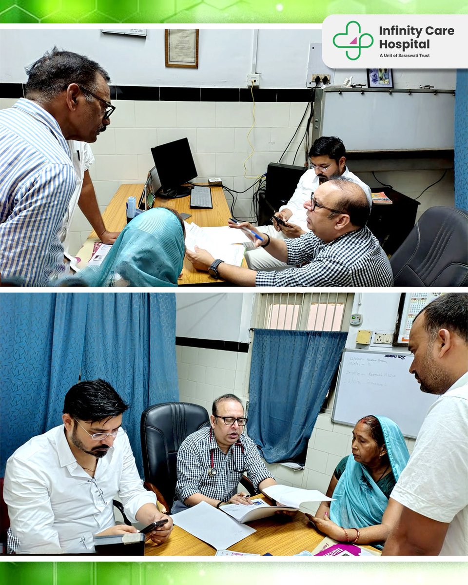 InfinityCareVNS's tweet photo. Bringing specialised healthcare closer to the community.

Infinity Care Hospital successfully conducted a Super Speciality Health Camp at NER Divisional Hospital, Lahartara, Varanasi, featuring expert consultations in Cardiology and Gastroenterology.

#InfinityCareHospital https://t.co/MIotLj2Hpl