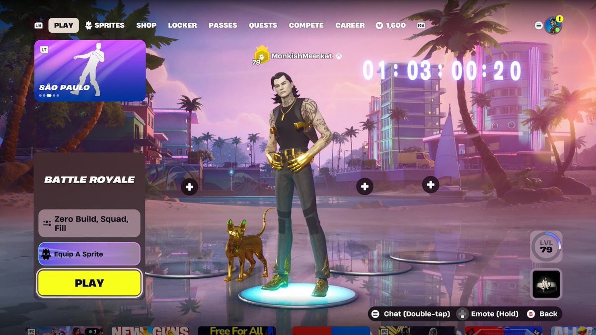 MonkishMeerkat's tweet photo. @Fortnite What's with the timer?? https://t.co/F6Ta1hNB5g