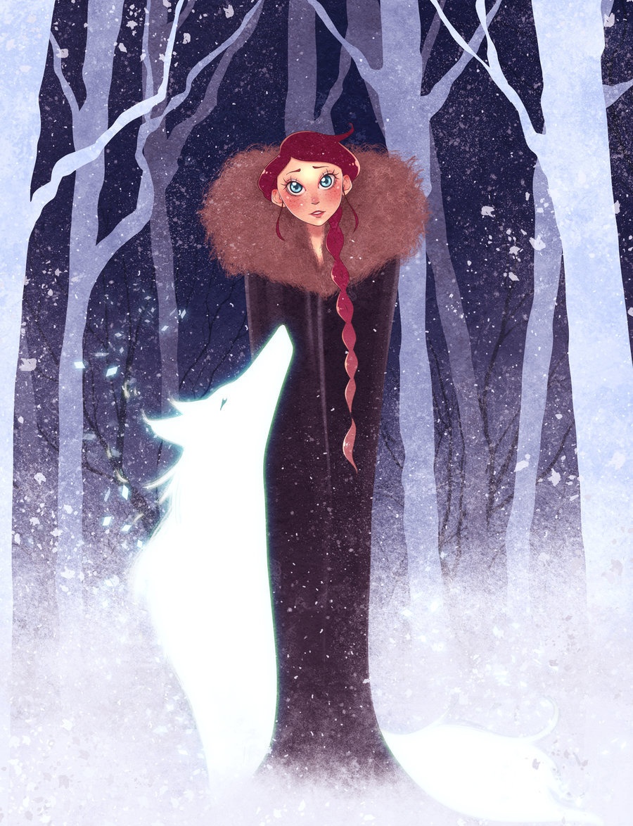 sansafolder's tweet photo. sansa found herself thinking of lady, wishing the direwolf was with her. https://t.co/2mjVEQSZPC