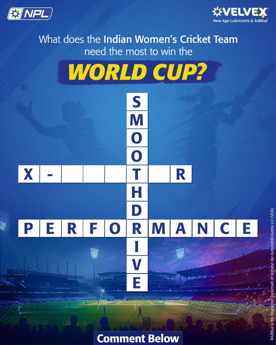 VELVEX172517's tweet photo. What does the Indian Women’s Team need the most to win the Women's #T20 World Cup? 🤔🏏 

✅Comment your answer below!
✅ Use #VELVEXContest
✅ Mention 3 friends in your comment

Let’s see what cricket fans think Team India needs most to lift the trophy!🏆

#WomensT20WorldCup https://t.co/C1hqhYGNkI