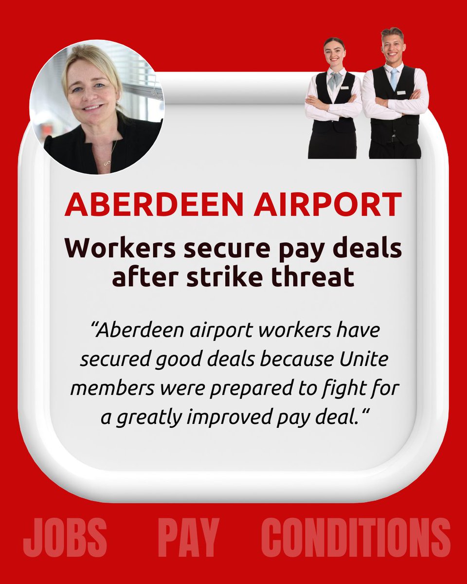 UniteSharon's tweet photo. Recent Unite wins in #Scotland 🏴󠁧󠁢󠁳󠁣󠁴󠁿

Unite, fighting for #JobsPayConditions https://t.co/kL1p1CKtGO