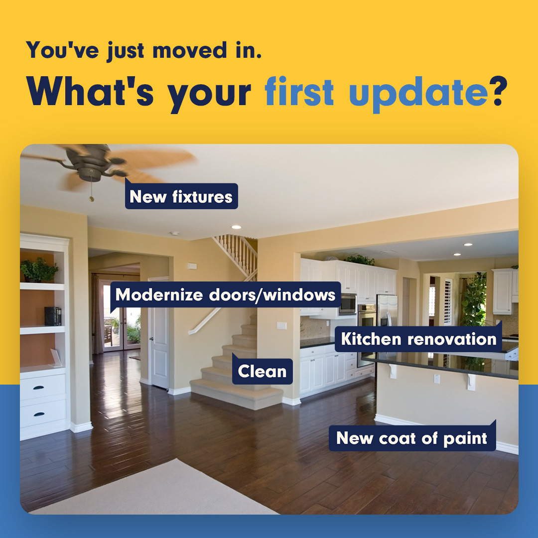 Neighborly's tweet photo. Just moved in? Let Neighborly help you settle faster!
Lighting from Mr. Electric, fresh paint from Five Star Painting, cleaning by Molly Maid &amp; more!
Which upgrade is your priority? #Neighborly #HomeUpgrades #NewHome https://t.co/AX9pHT5Rau
