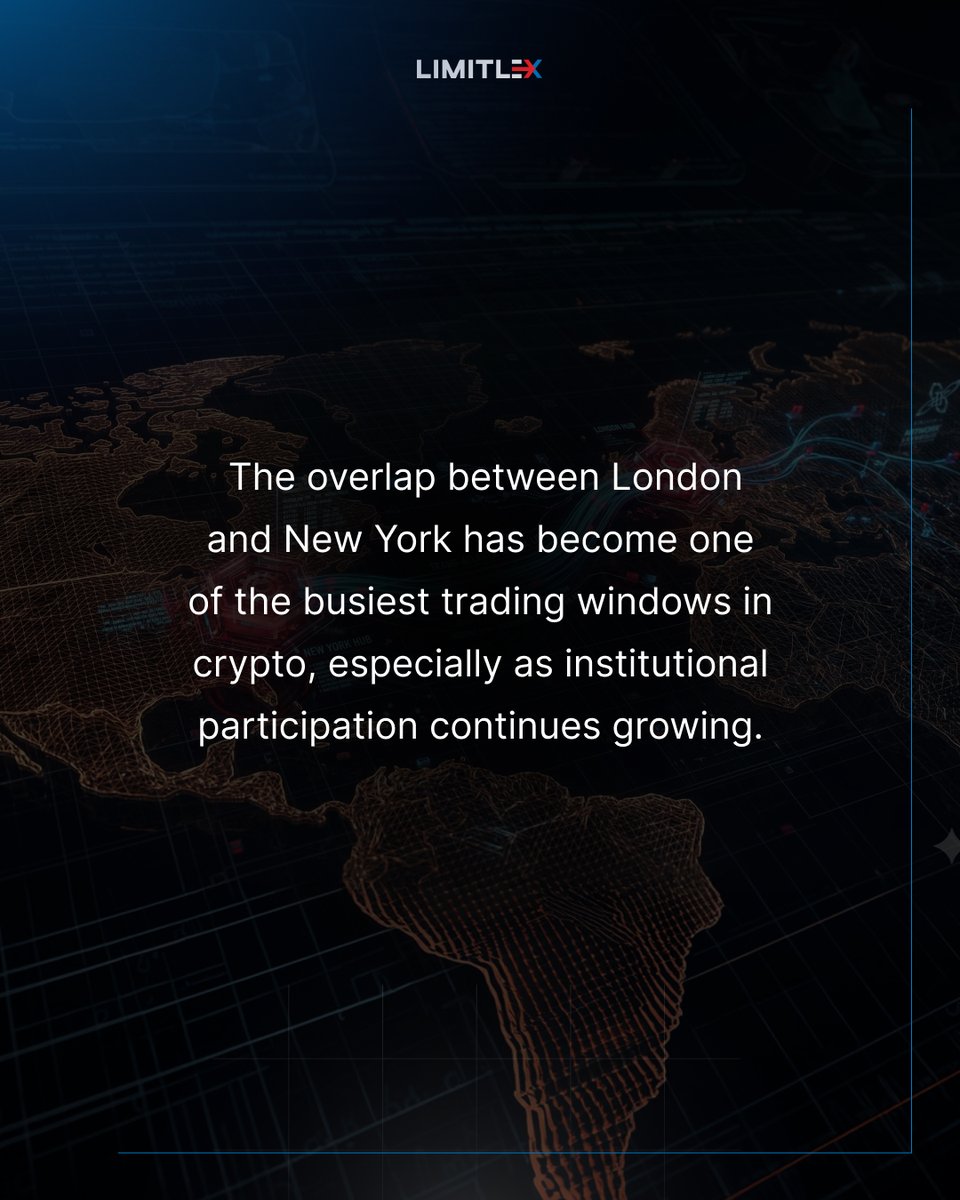 LimitlexInfo's tweet photo. Crypto never closes, but market attention still follows global trading hours. 🌍
Even in a 24/7 market, global financial flows still shape crypto behaviour.
👉 https://t.co/0YL9fXuDQU https://t.co/YfctKGErXm