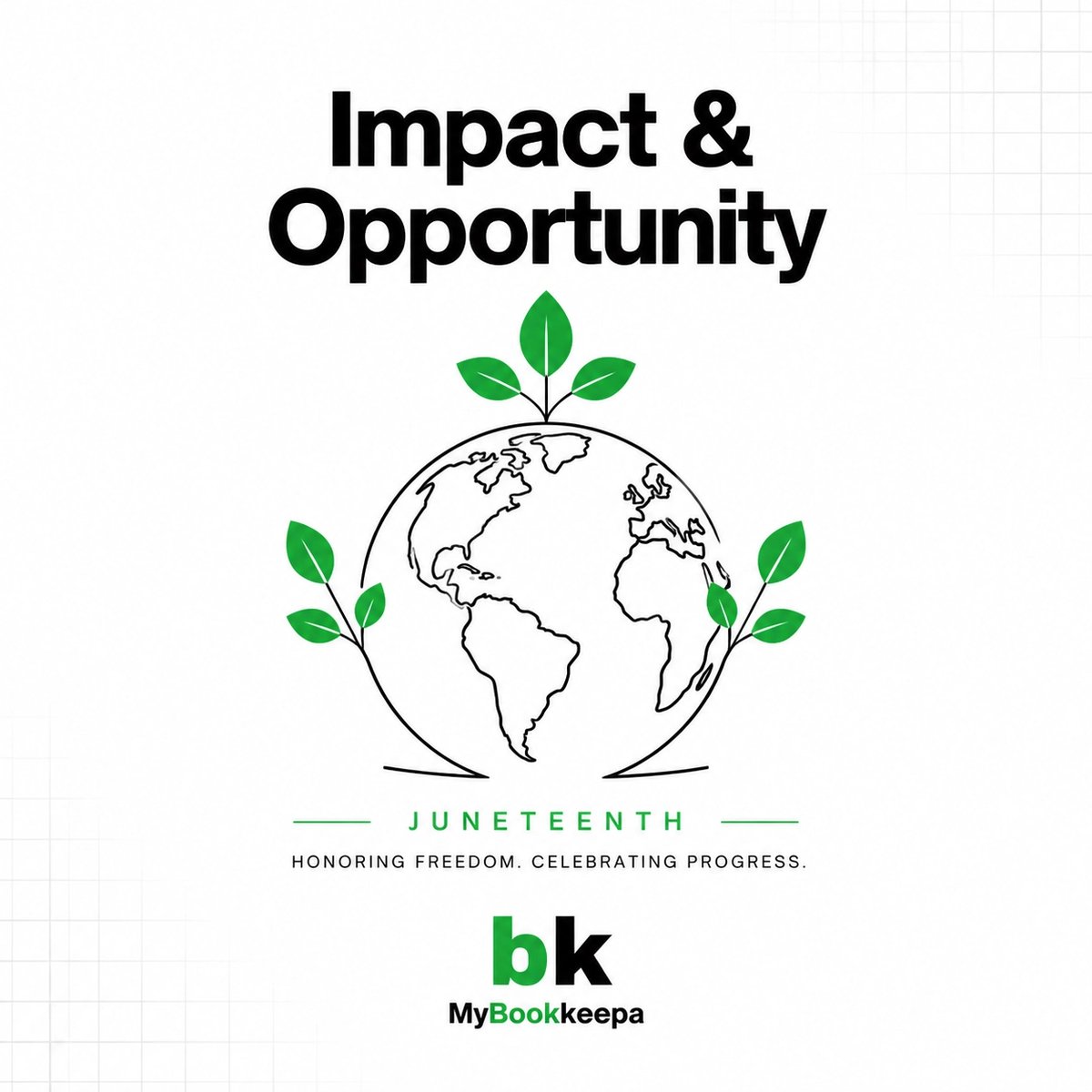 Bookkeepa2's tweet photo. Today we honor Juneteenth and the pursuit of freedom. 🕊️ At MyBookkeepa, "Impact" means creating opportunities without borders for a future where talent has no limits. 🌎 How is your team celebrating progress today? 😉

#Juneteenth #Impact #Equality #Growth https://t.co/YVq2XbuLK4