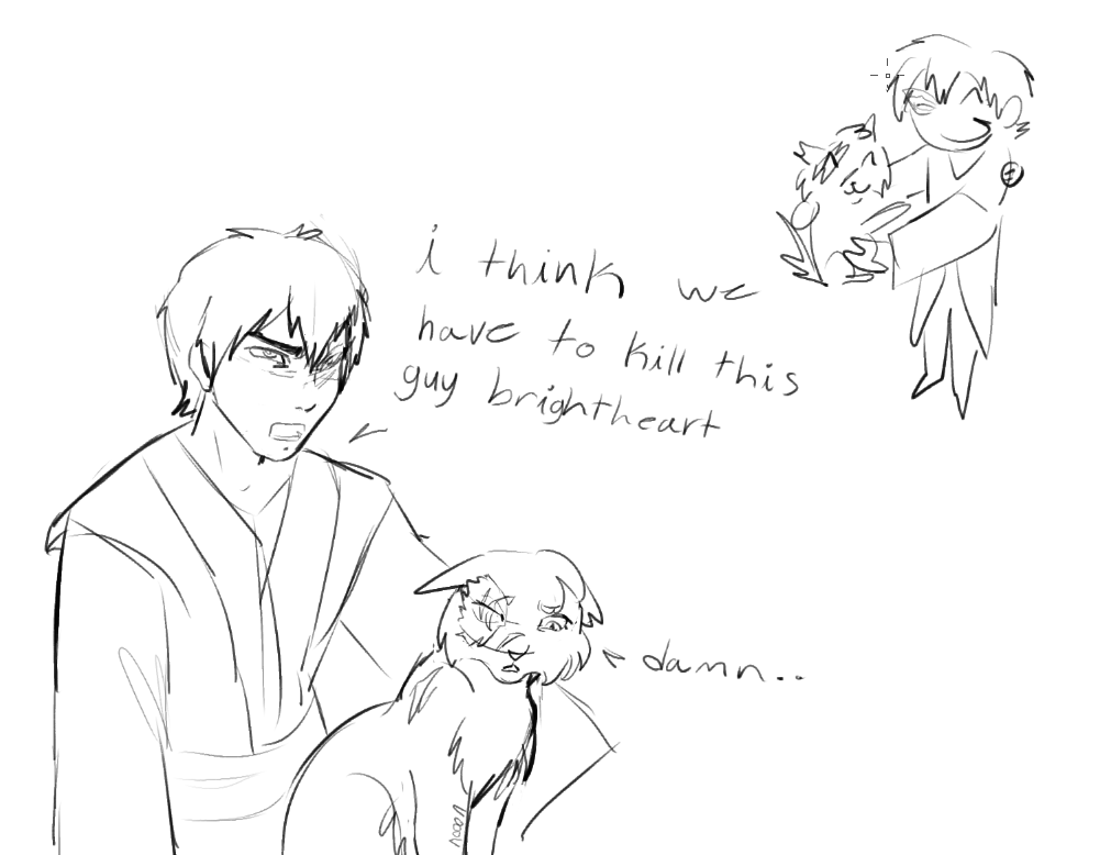 cloversbed's tweet photo. zuko and brightheart are cool scar buddies #atla #waca https://t.co/NaSKIGILmq