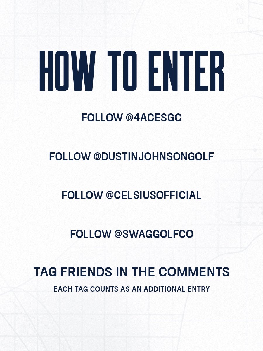 4AcesGC_'s tweet photo. 🚨 INSTAGRAM-ONLY GIVEAWAY 🚨

We’re giving away a limited-edition Dustin Johnson U.S. Open staff bag, a year’s supply of Celsius, and a SWAG head cover set 🇺🇸

This giveaway is exclusive to Instagram, so head over to @4AcesGC on Instagram for your chance to enter.

Winner selected July 10. Good luck 👊