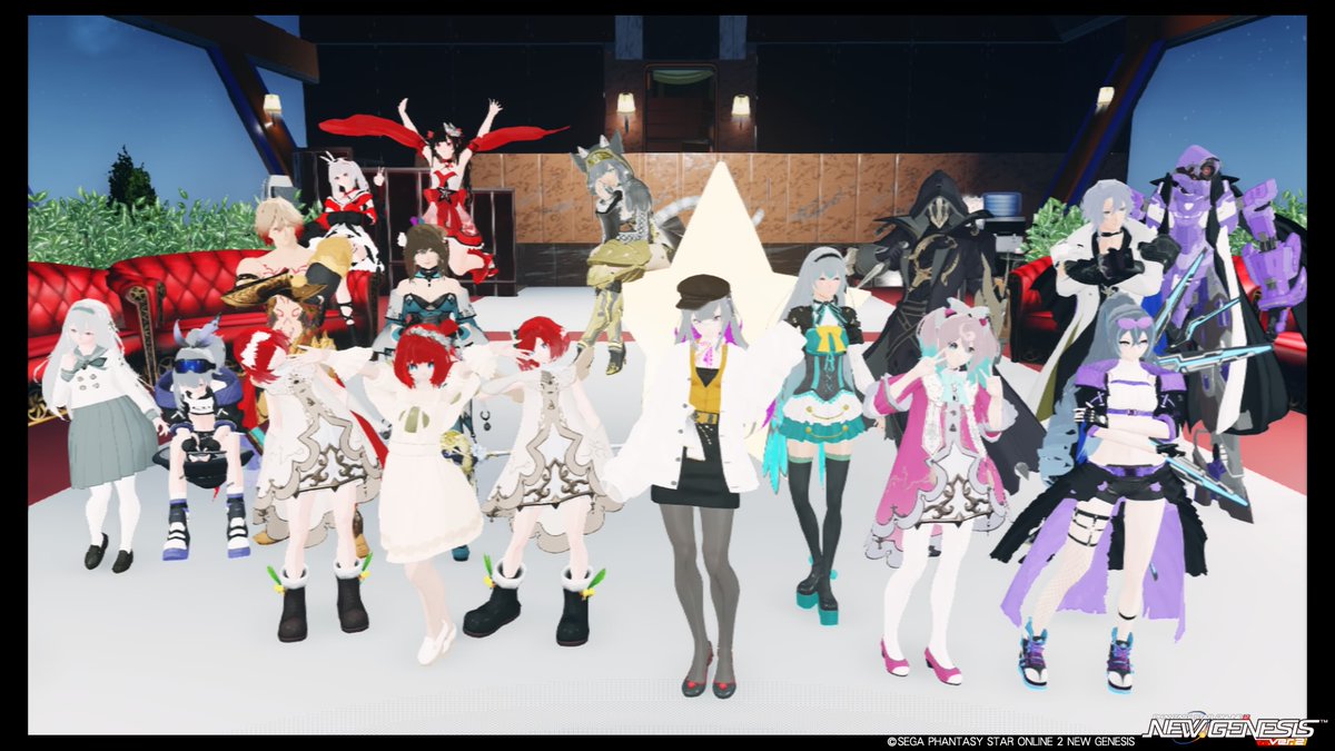 agosin212's tweet photo. 1枚目開幕集合ss真ん中のサフェル。2枚目カンパニーss1番左のパール。3枚目1番左の飛霄将軍。4枚目閉幕集合ssサフェルでした～
再現キャラ色々作ってるけど実はまだピノコニーのアベンチュリンの所なんだよねw(ネタバレ気にしてないです)
#PSO2NGS 
#スタレ再現集会
#崩壊スターレイル https://t.co/vh5v2ZvqNy