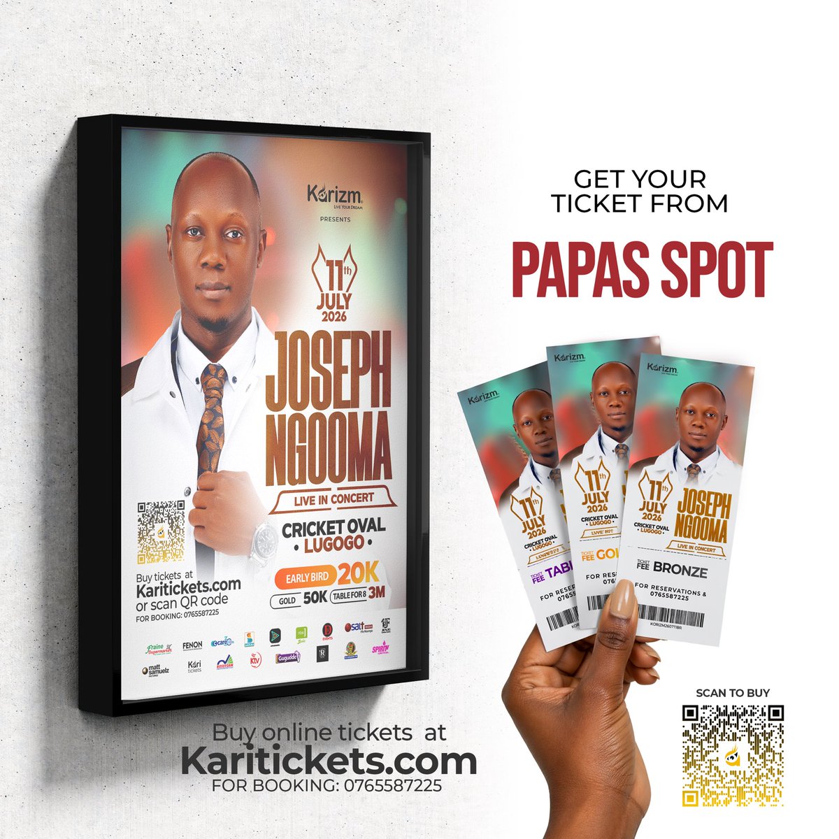 nalugwa_lilian's tweet photo. Physical tickets are also available, visit any of these places 👇👇

#JosephNgoomaLiveInConcert https://t.co/I0X0lpb7qF