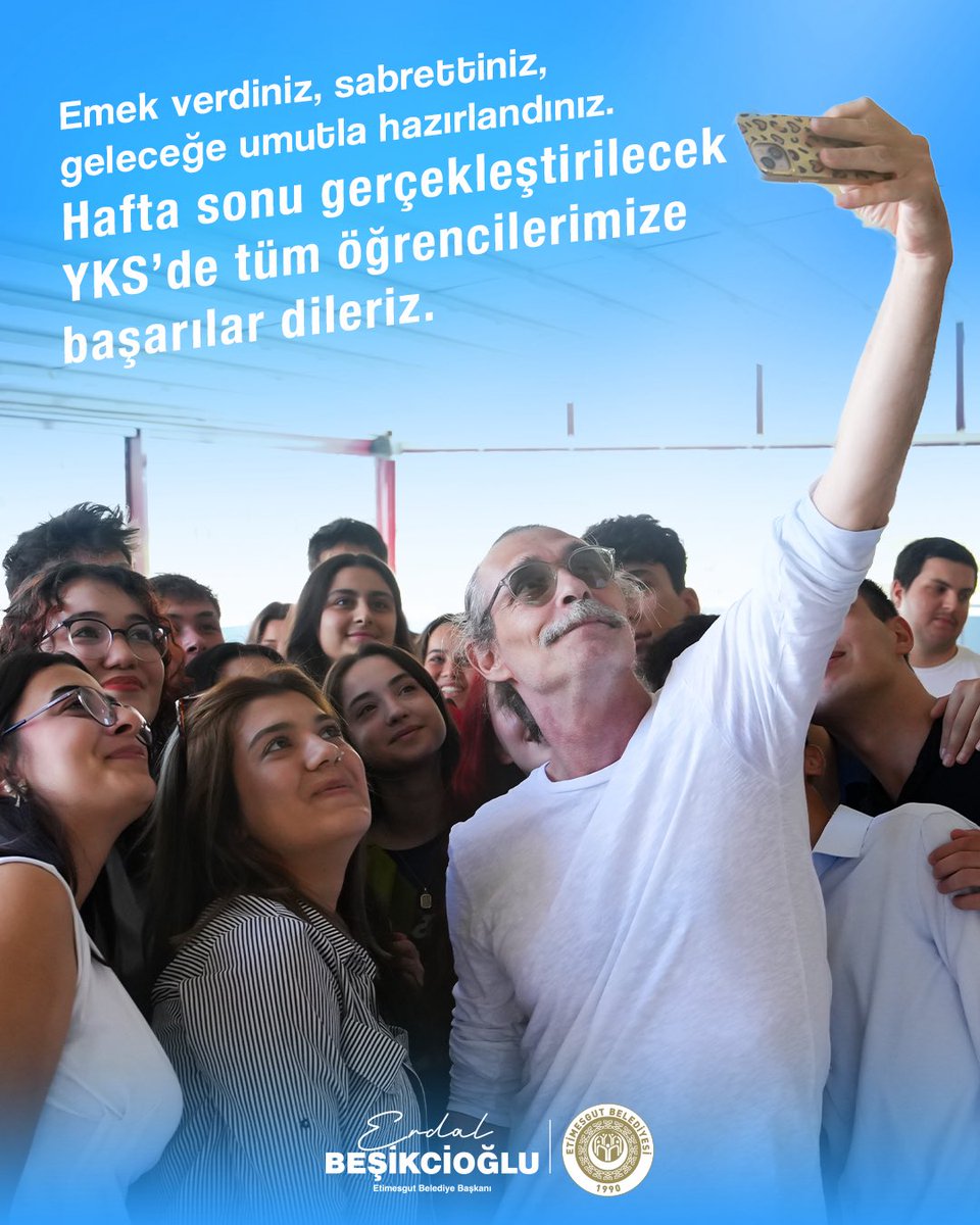 erdalbeskcioglu's tweet photo. Emek verdiniz, sabrettiniz, geleceğe umutla hazırlandınız. 
Hafta sonu gerçekleştirilecek YKS’de tüm öğrencilerimize başarılar diliyorum. https://t.co/seBRNt6t4q