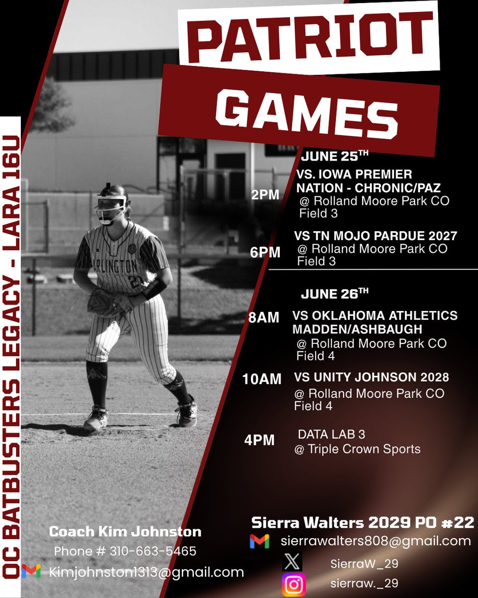 SierraW_29's tweet photo. Time for Colorado! First up Patriot Games! @OcbatbustersL @Lifesapitch13 https://t.co/wRmyhhXCHQ