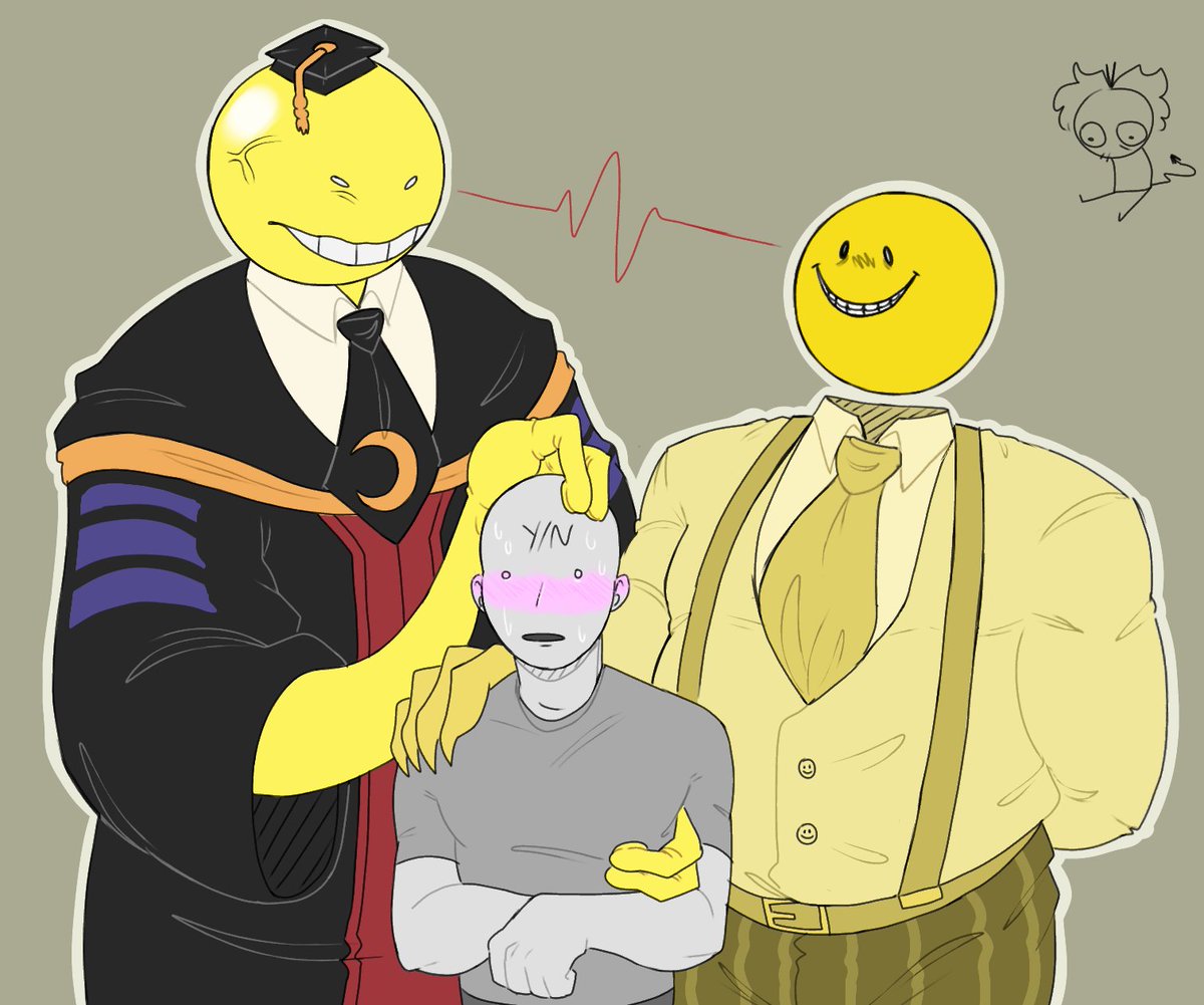 d3m0nnsfw's tweet photo. Wanted to doodle this because I don't think they'd get along 

#korosensei #verity https://t.co/9bMBxvo3hN
