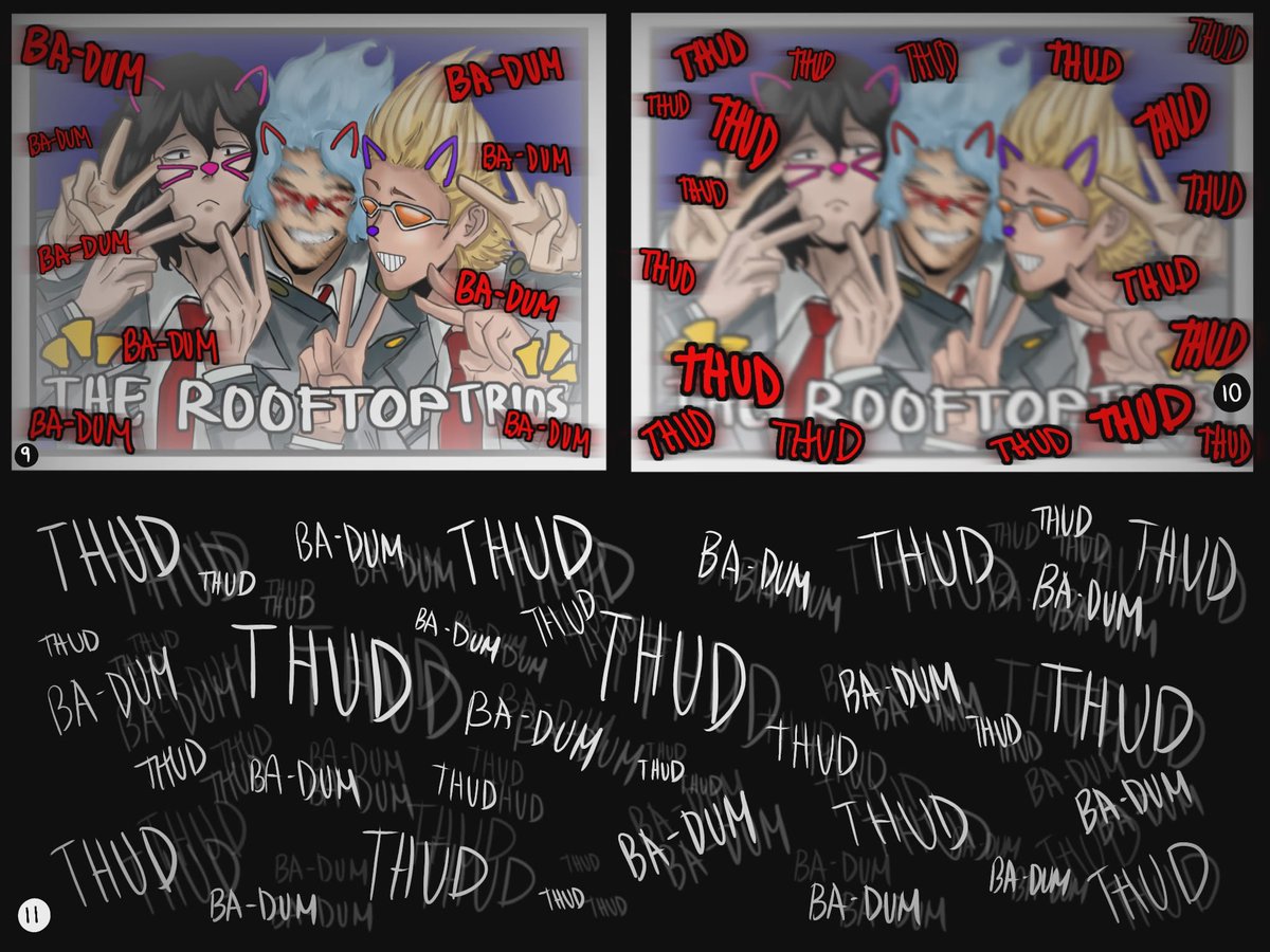 Zartzz2's tweet photo. "Fading Footprints" (1/2)

#ROOFTOPTRIOS #aizawa #hizashiyamada #shirakumo https://t.co/mVI6PCONXB