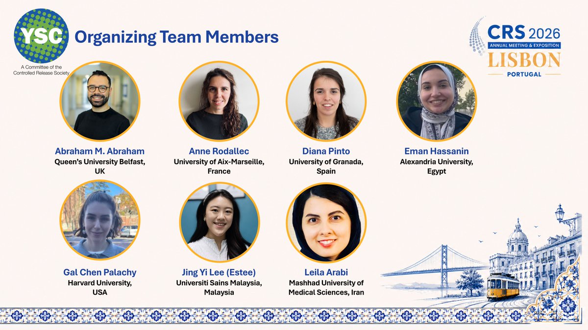CRS_YSC's tweet photo. 🚨Join us at #CRS2026 for the YSC Professional Development Workshop I!

Learn how to communicate science effectively with insights from @stineronholt, @koenraemdonck and @aljamal_khuloud.

📅 6 July | 12:30–2:00 PM WEST
📍 Lisbon, Portugal - Auditorium 5

@CRS_YSC 
@CRSScience https://t.co/UtaxF5t0Bp