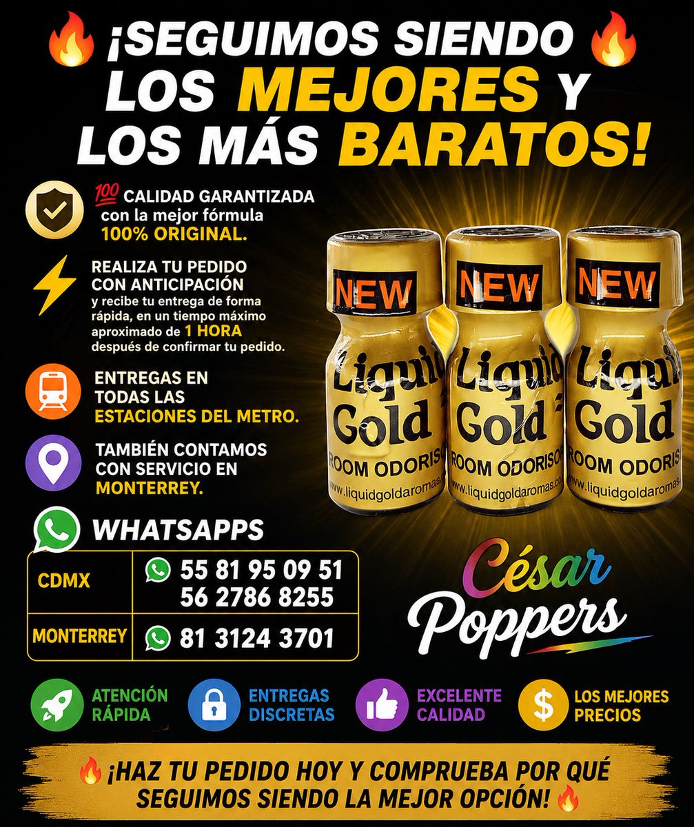 DistritoPoppers's tweet photo. 🚨 ¡YA ESTAMOS ATENDIENDO!
Ubicados en Juárez, Nuevo León
#MTY
🚚 Servicios
✅ Entrega a domicilio
🚗 Envíos rápidos por Uber o Didi
📦 Entregas personales en el centro de Monterrey
(Días especiales —se avisa con anticipación)
📲 Pedidos e información:
📞 8131243701
📞 8132329262 https://t.co/RMptRTiqyj
