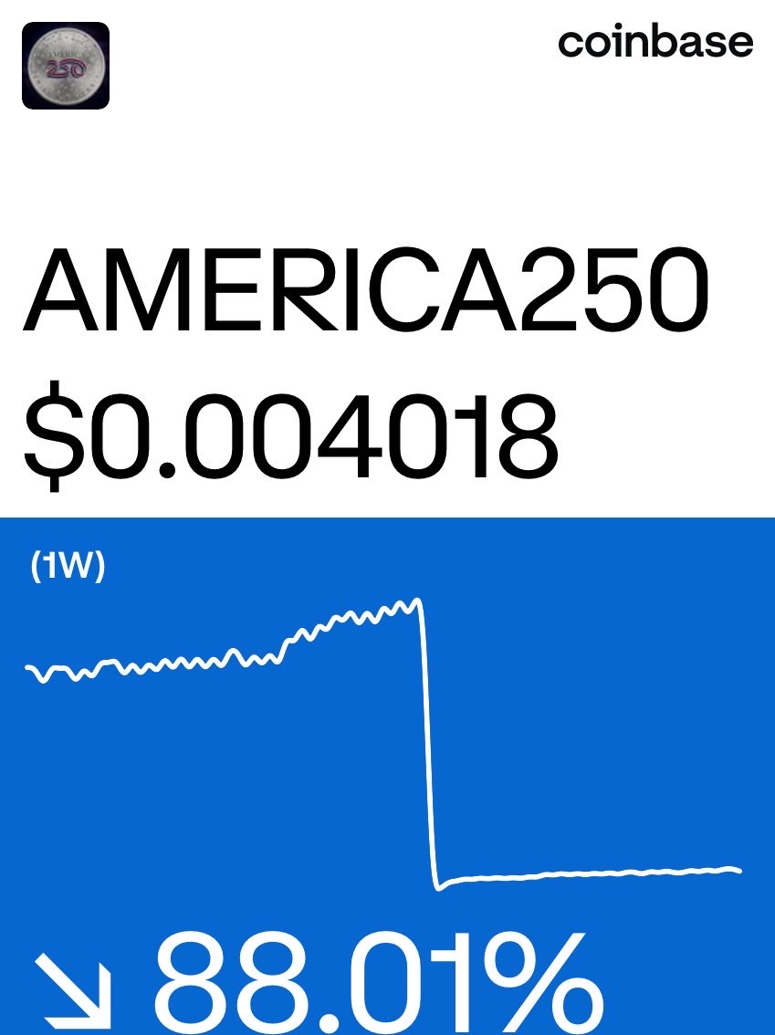 maximus1765's tweet photo. America250 on @Coinbase: https://t.co/HgOA4vmW4T https://t.co/rddd3f1zUS
