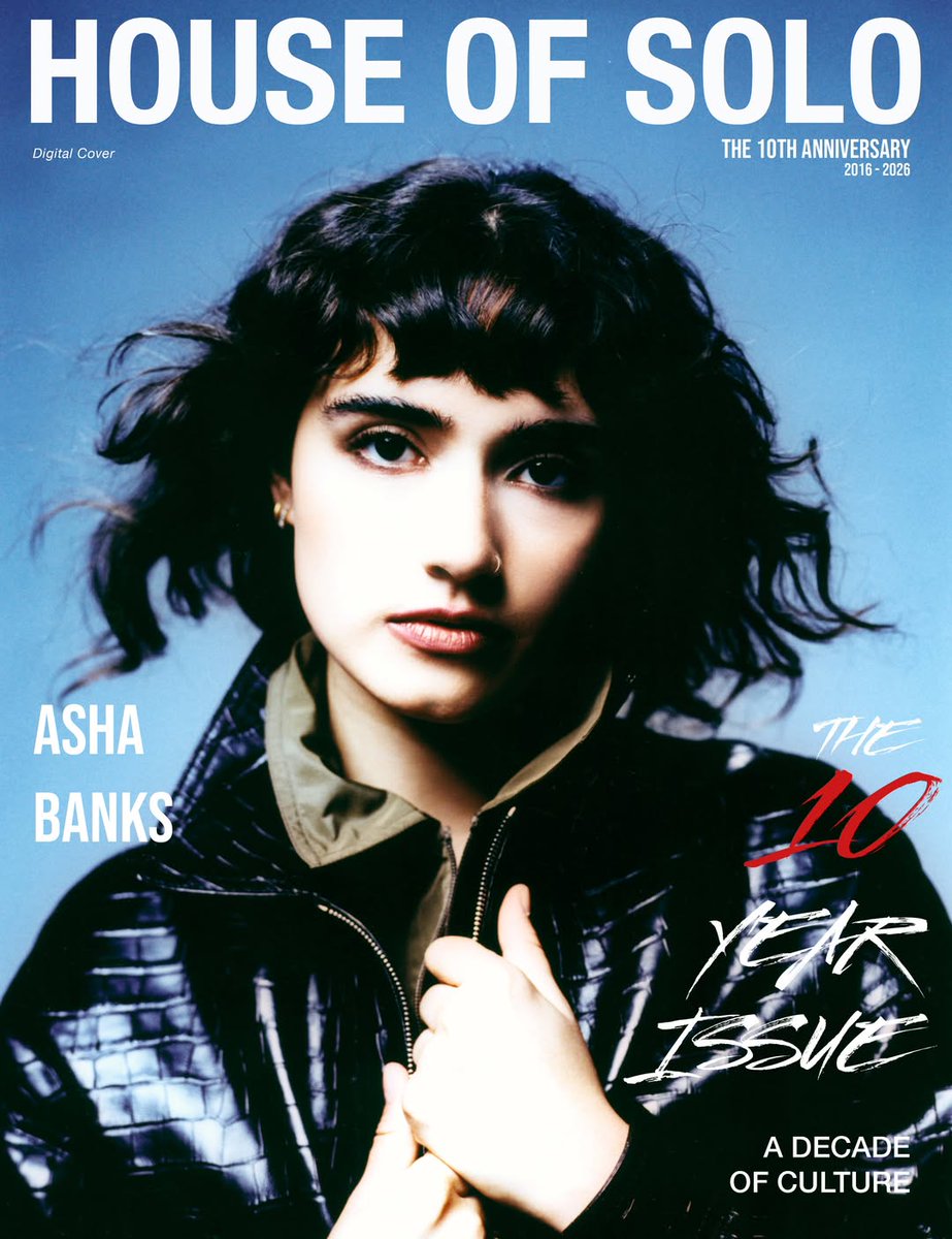 series_golden's tweet photo. 'YOUR FAULT: LONDON' star Asha Banks covers the latest issue of House of Solo magazine. 📷

🔗: https://t.co/vjla0FTDca https://t.co/dH2uwWIl8c