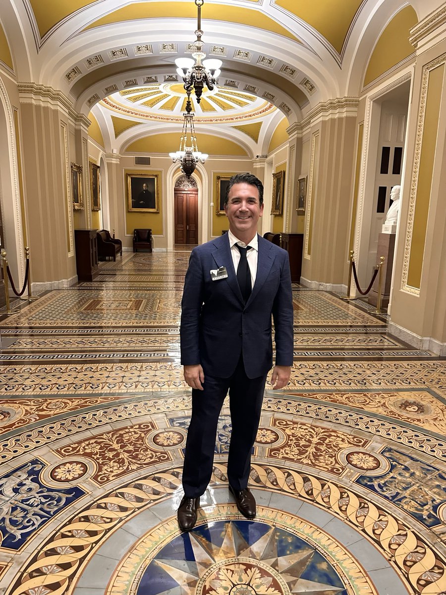 MartinJDolfi's tweet photo. Grateful for a memorable evening in Washington, including a special tour of the U.S. Capitol, dinner at the @MilkenInstitute, and the opportunity to spend time with leaders across government, policy, and business including @LeaderJohnThune & @SECPaulSAtkins. Proud to be involved with the @AmericaInvests & its important work supporting private investment, American businesses, workers, innovation & long-term economic growth. A great reminder of how important thoughtful policy, responsible capital & public-private dialogue are to the future of the country.