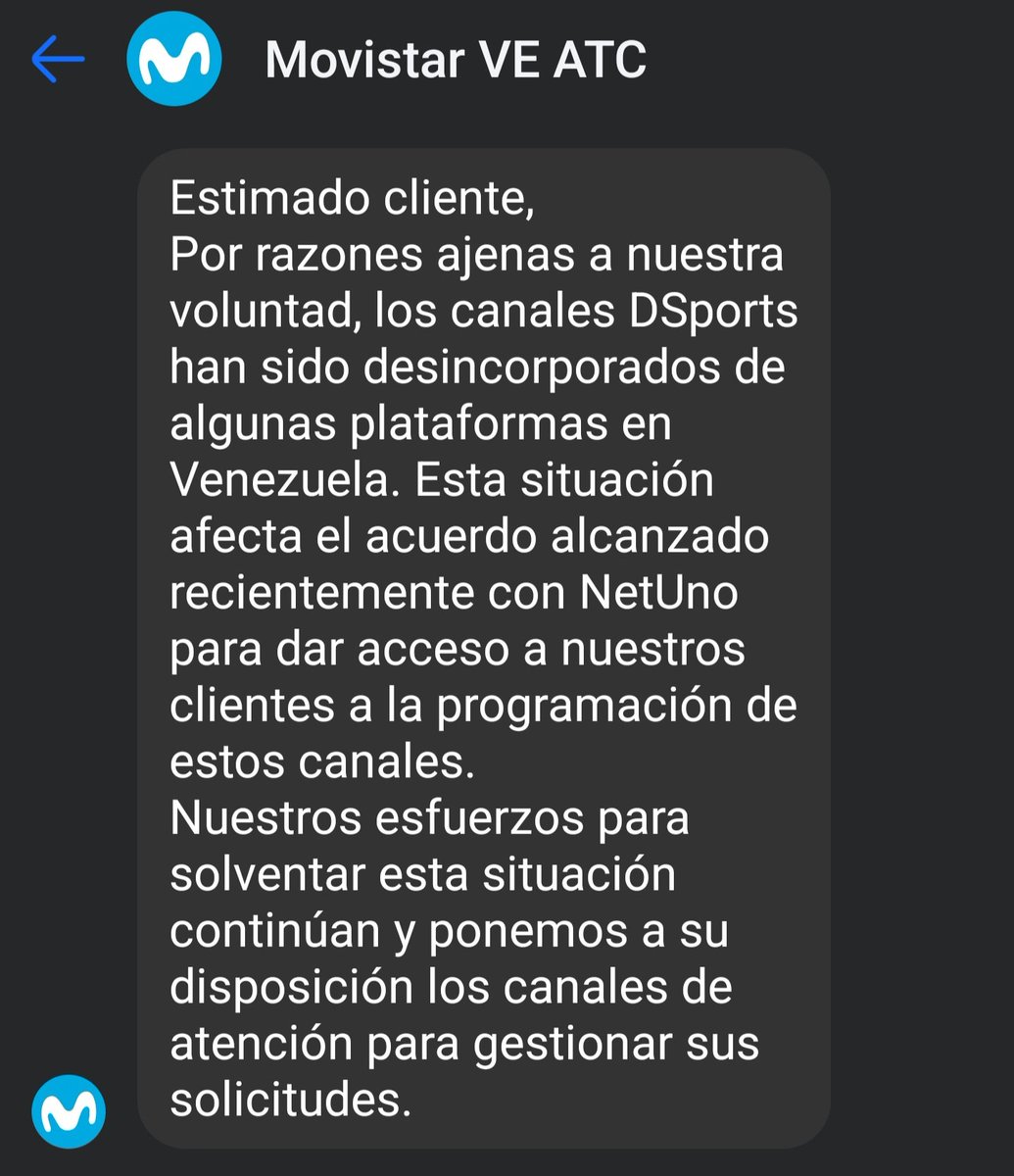 _ACoRaZaDo_'s tweet photo. @fmonroy @NetUnoOficial @MovistarVe @TuMundoInter Hola, Fran, ante la duda e incertidumbre opté por escribirle a  Movistar y me dieron esta información. Seguiremos esperando a ver qué solventan. 🤔🤔 https://t.co/PHVUwhnraY