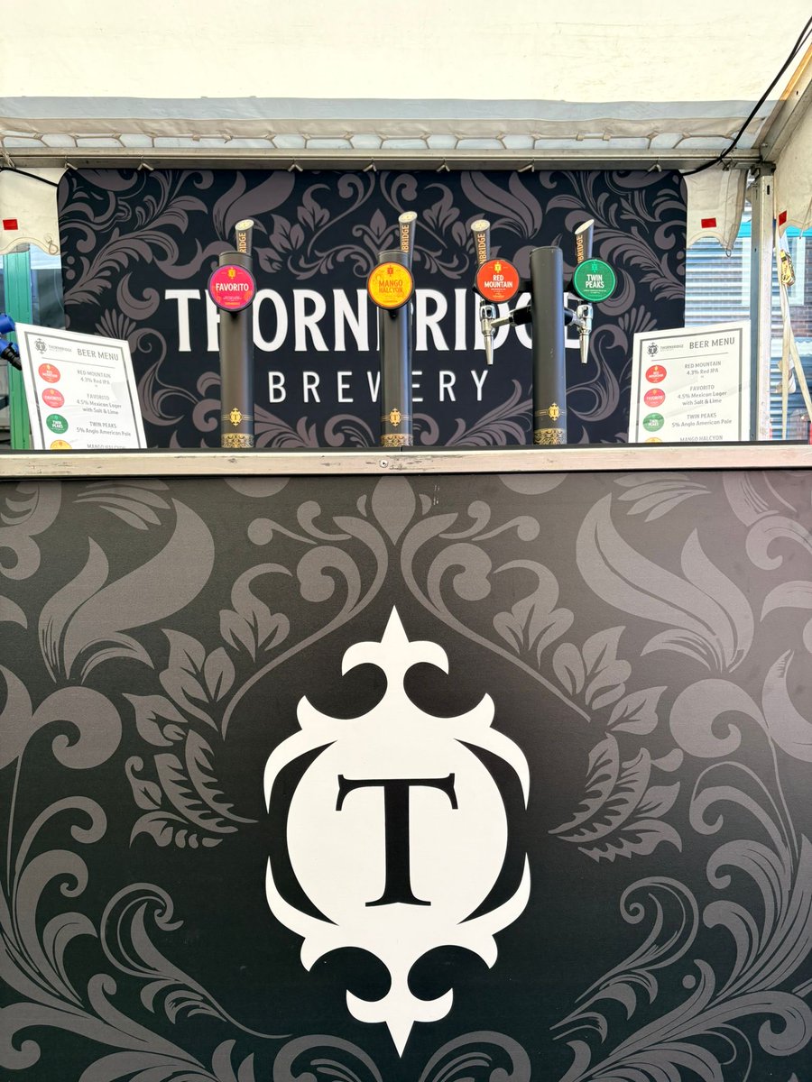 thornbridge's tweet photo. We’re ready @NCBFestival 🍻

We have four exciting beers pouring today and tomorrow at Nottingham Craft Beer Festival ⬇️

❤️ Red Mountain 4.3% Red IPA
🍋‍🟩 Favorito 4.5% Mexican Lager with Lime and Salt
🗻 Twin Peaks 5% Anglo American Pale Ale
🥭 Mango Halcyon 7.4% Imperial IPA https://t.co/qlt3r9m3aw