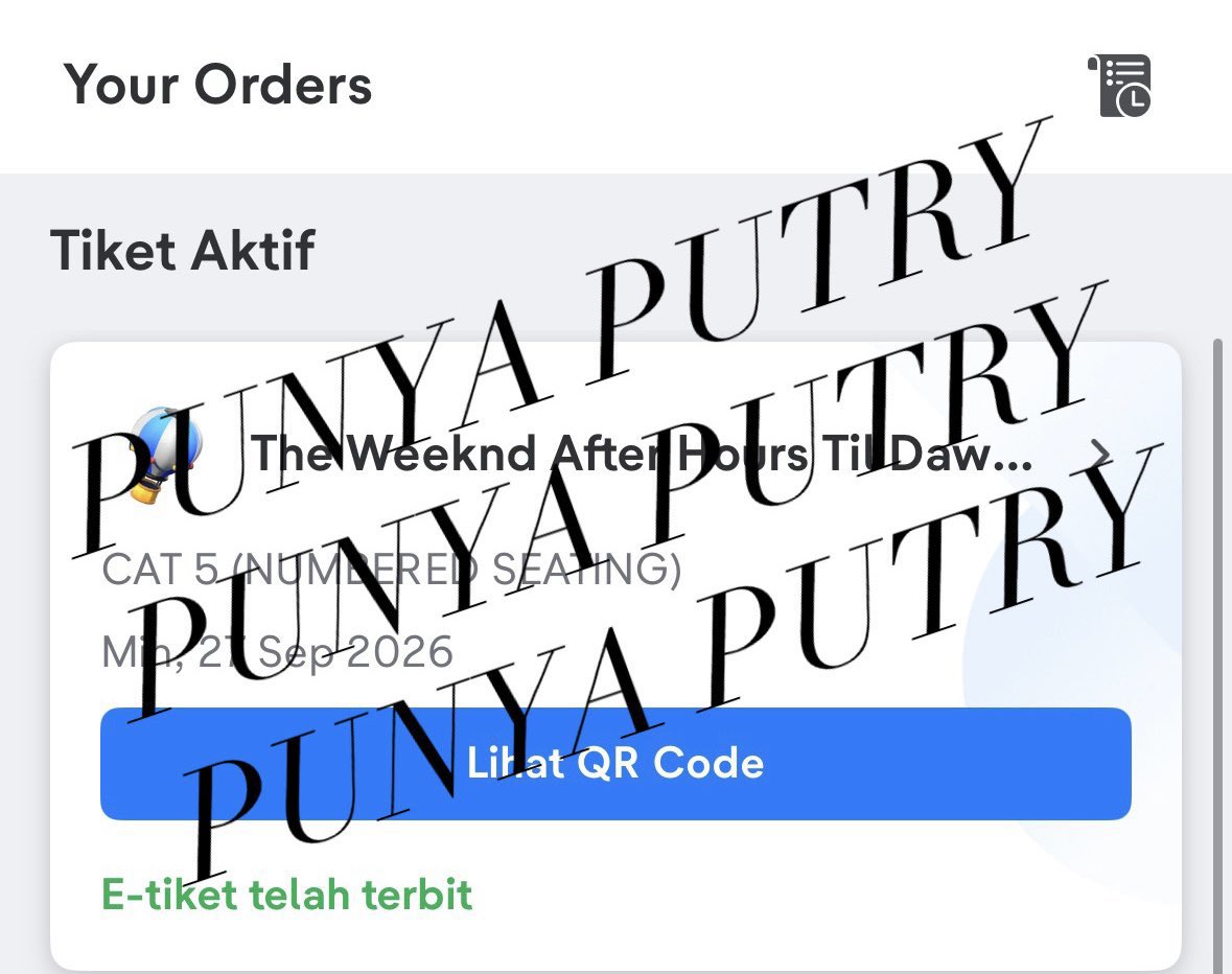 utyduality_'s tweet photo. WTS THE WEEKND DAY 2 CAT 5 (2TICKETS)
NORMAL PRICE 
DM IG: PUTRYAISYAH_

t. wts wtb the weeknd in jakarta day 2 
#theweeknd #theweekndinjakarta https://t.co/cJZeMpsAQY