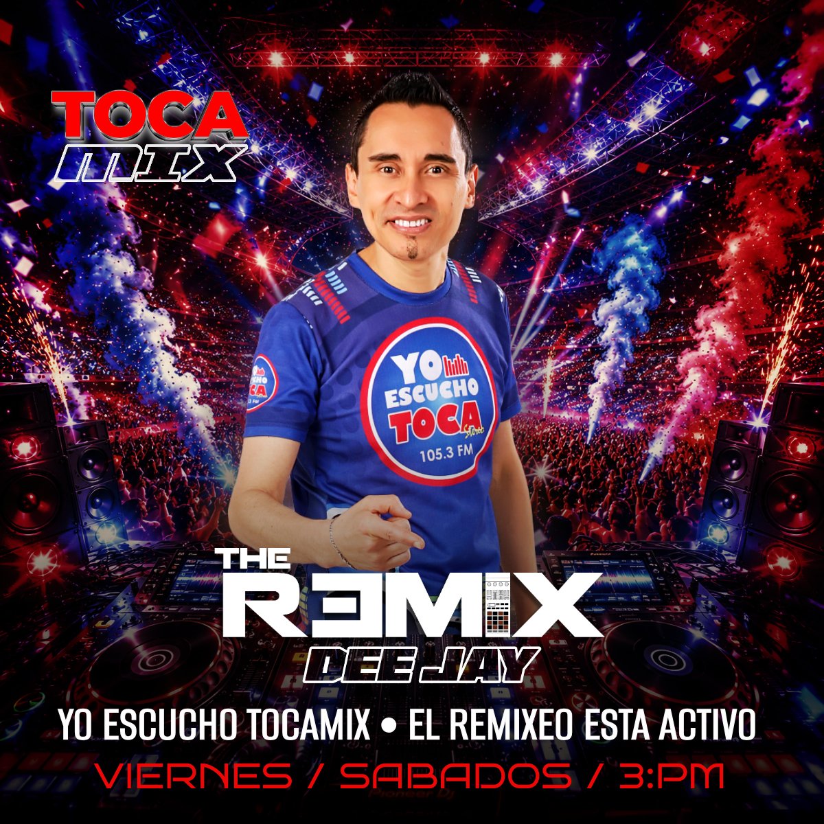 deejayremixpro's tweet photo. ๐ฉ๐ถ๐ฒ๐ฟ๐ป๐ฒ๐ & ๐ฆ๐ฎฬ๐ฏ๐ฎ๐ฑ๐ผ ๐ง๐ผ๐ฐ๐ฎ๐ ๐ถ๐
โข๏ธ
3:00 De La Tarde #FinDeSemana ๐ง
๐๐น ๐ฅ๐ฒ๐บ๐ถ๐
๐ฒ๐ผ ๐๐๐๐ฎ ๐๐ฐ๐๐ถ๐๐ผ โก EDITโข2026
๐๐ท ๐ฅ๐ฒ๐บ๐ถ๐
๐๐ผ๐ป๐๐ฟ๐ฎ๐๐ฎ๐ฐ๐ถ๐ผ๐ป๐ฒ๐ ๐ฏ๐ญ๐ญ ๐ฎ๐ณ๐ฌ ๐ฎ๐ฌ๐ฎ๐ฏ
#OpenFormat #Dj #Remixeo
.
.
.
.
TocaStereo 105.3
https://t.co/eaNfWpcO1z https://t.co/da64UQRCc2