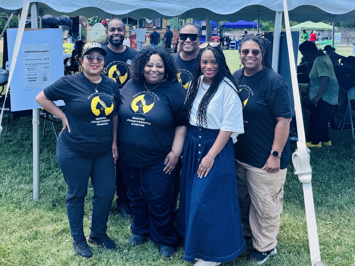 RepSummerLee's tweet photo. Juneteenth is a celebration of Black freedom, Black memory, and Black resistance. 

Honored to be in community at the Braddock and Swissvale Juneteenth celebrations, uplifting joy, history, and the ongoing fight for true liberation. https://t.co/QP7KH2LApe