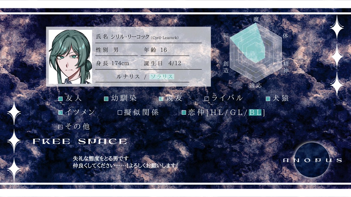 bbb_ya_'s tweet photo. @ANOPUS_TL 
シリルの関係募集です🍏♡でGDM作成させていただきます！よろしくお願いします……！
#ANOPUS_関係募集 https://t.co/4bWR4OFQiO
