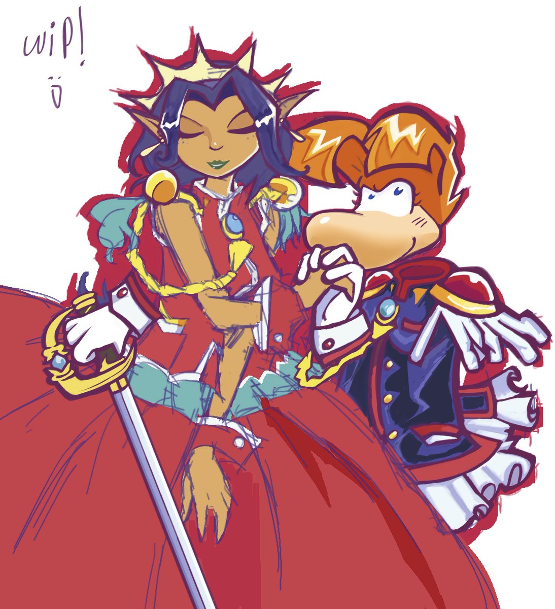 privtartzz's tweet photo. here it is btw kinda regret not finishing it 😭 #rayman https://t.co/G6rK69j4eA