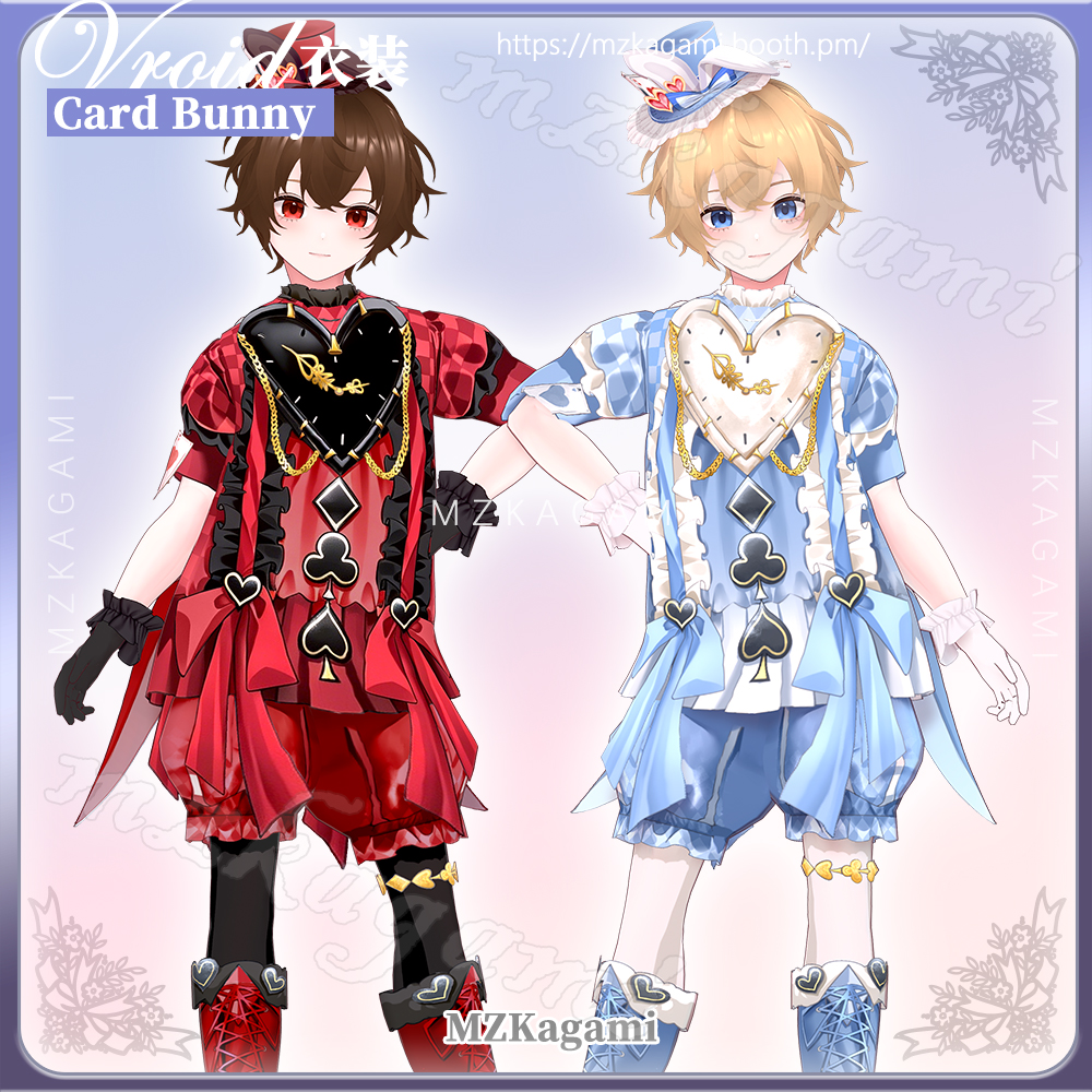 mzkagami's tweet photo. #VRoid #Booth

新作~不思議の国のカードボーイコーデ✨💙

https://t.co/FPnpqvfNMv https://t.co/EttXgYYxAS