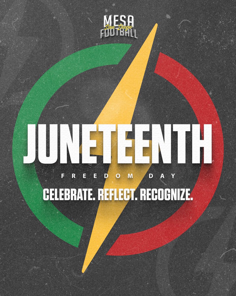 SDmesafootball's tweet photo. #juneteenth 
@ballcoachgw https://t.co/GGtPDBbl8M