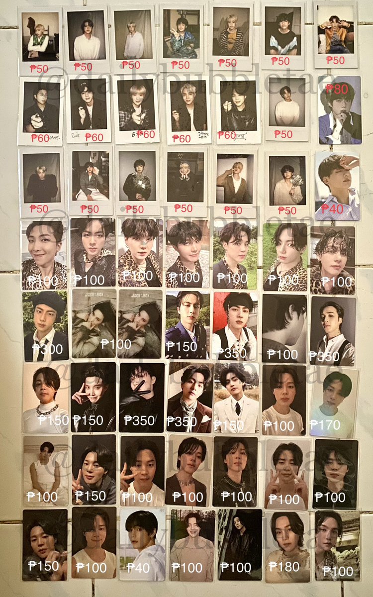 dailybubbletae's tweet photo. 🏷️ wts lfb ph

✦ PC QUITTING SALE ✦
📦 Looking for a new home 🥹

◽️ Prices on pics
◽️ vvv good condi ! ✨
◽️ DOP: PAYO / 3 days dop
◽️ MOP: GCash • Maya • MariBank
◽️ MOD: J&amp;T • SDD

📥 Packing fee: ₱20 
📩 DM to claim / inquiries!

bts photocard arirang manila sale album https://t.co/fivVFjDT6L