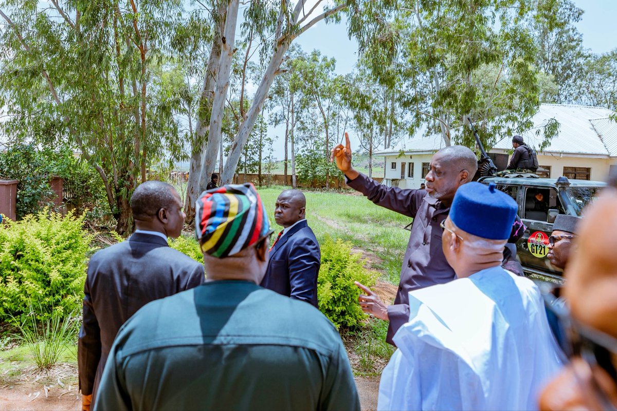 officialSKSM's tweet photo. President @officialABAT has ordered the immediate and permanent reinforcement of security at the National Institute for Policy and Strategic Studies (@NIPSSKuru), Kuru, Plateau State, following a recent attack on the perimeter of the institute by bandits.

He said the incident has strengthened the resolve of the Federal Government to protect national institutions, support security personnel, and ensure that future attacks do not find the country unprepared.

Speaking on Friday while addressing participants of Senior Executive Course 48, 2026, at NIPSS, President @officialABAT, who was represented by Vice President @KashimSM, conveyed the condolences of the Federal Government to the families of two soldiers and one policeman who lost their lives during the attack.

VP @KashimSM said the President has directed that emergency security measures be activated without delay, with the Director-General of NIPSS required to work with the Armed Forces (@DHQNigeria), the Nigeria Police Force (@PoliceNG), and the Department of State Services (@OfficialDSSNG) to fortify the institute’s perimeter.

The Vice President noted that a comprehensive action plan and timeline for permanent security reinforcement, covering surveillance, personnel, access control, and emergency systems, must be submitted to the Office of the Vice President within 72 hours.