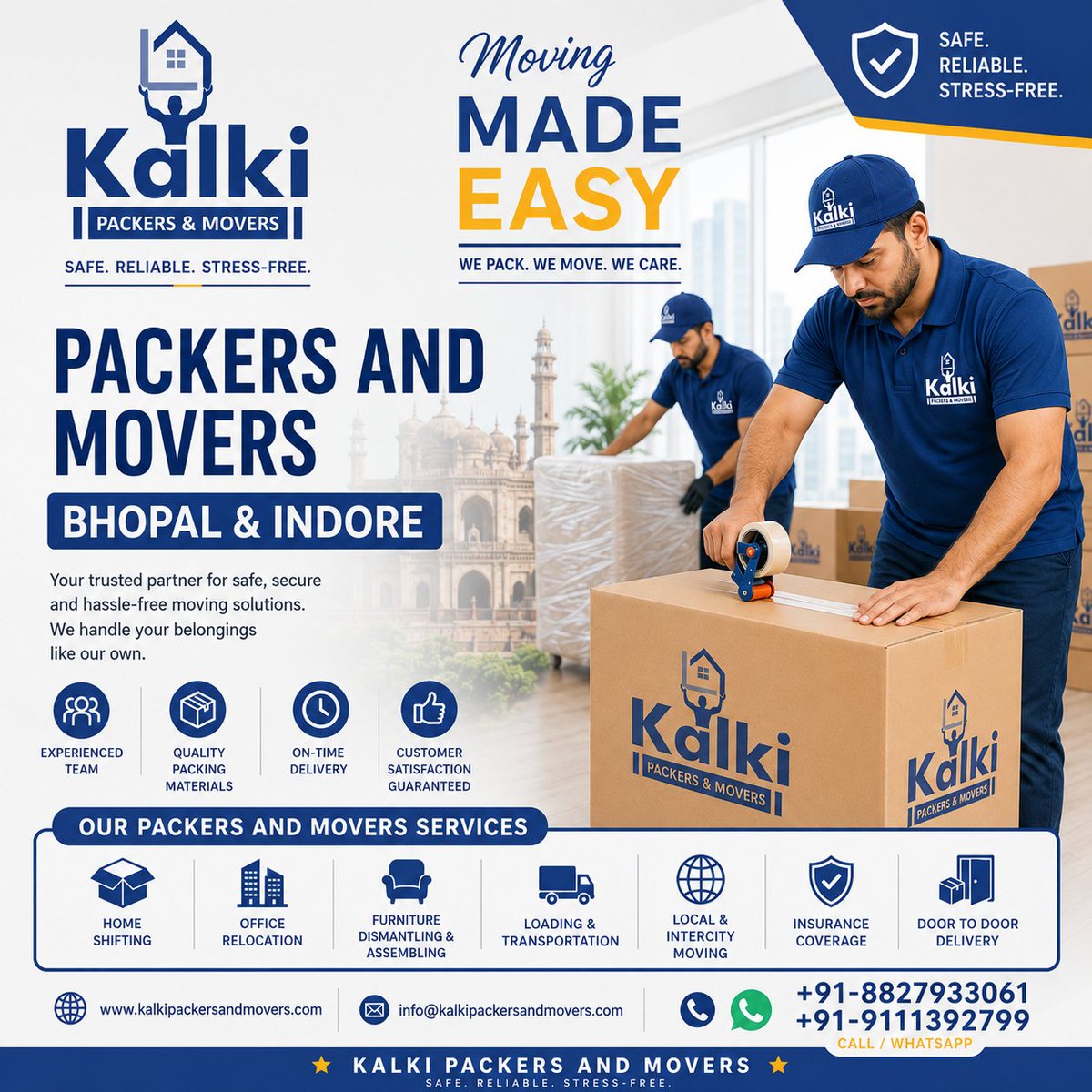 KalkiPackers's tweet photo. Looking for Packers and Movers in Bhopal & Indore, ? Get relocation services from packers and movers in Bhopal & Indore, that are quick and hassle-free.
π +91-8827933061 | +91-9111392799
π https://t.co/77n5YAvijQ
#PackersAndMovers #RelocationExperts https://t.co/v0qaj487sM