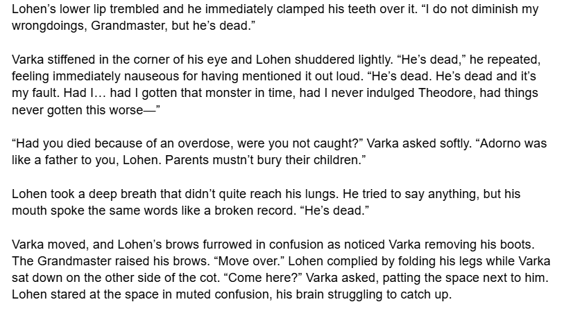 solace143_'s tweet photo. #varhen 
Wip (spoilers for lohen's story quest, but I love angst and hurt comfort) https://t.co/j18A3N2Tg9