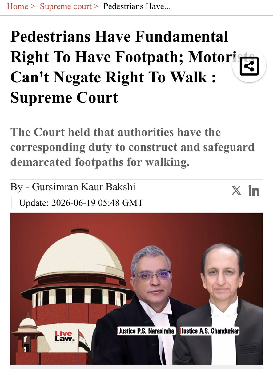 arvindkumar_ias's tweet photo. A much needed "safe step" ! https://t.co/kzh1aMKXWD