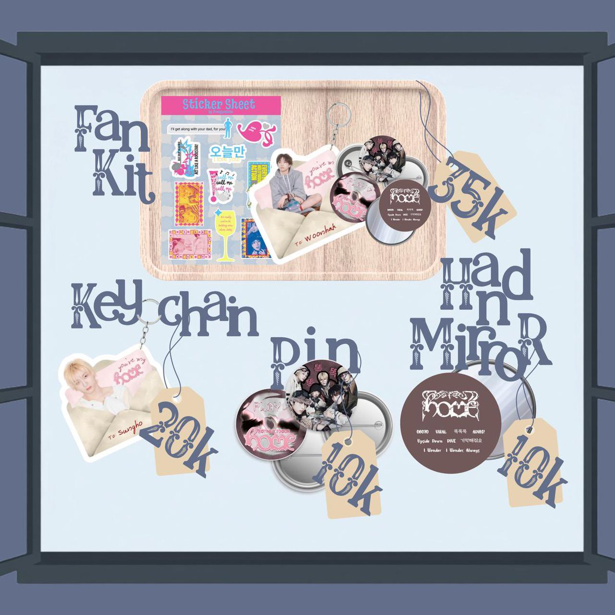 pomypiezzie's tweet photo. 🏠 https://t.co/PrKCZV7QCu 🏠
kalau mau tanya-tanyaa boleh dm yaa (mention after dm) 💌 details fankit bisa cek disini👇🍀🚪
#onedoor #BOYNEXTDOOR #fankit #bealanja https://t.co/jqcPkvoQFY