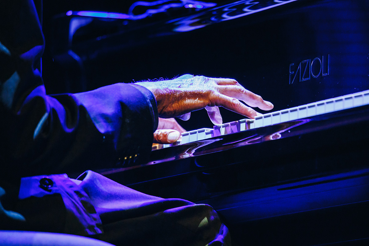 CTJazzFest's tweet photo. Remembering Abdullah Ibrahim (1934–2026) 🎹🕊️

This week, we found a pictorial tribute by Mike Mzileni, published for @espafrika . One of the photos is of Abdullah Ibrahim in 1998. It's amazing to see this photo next to the moments captured at the 2026 CTIJF.

#AbdullahIbrahim https://t.co/9lmy7eU8YX