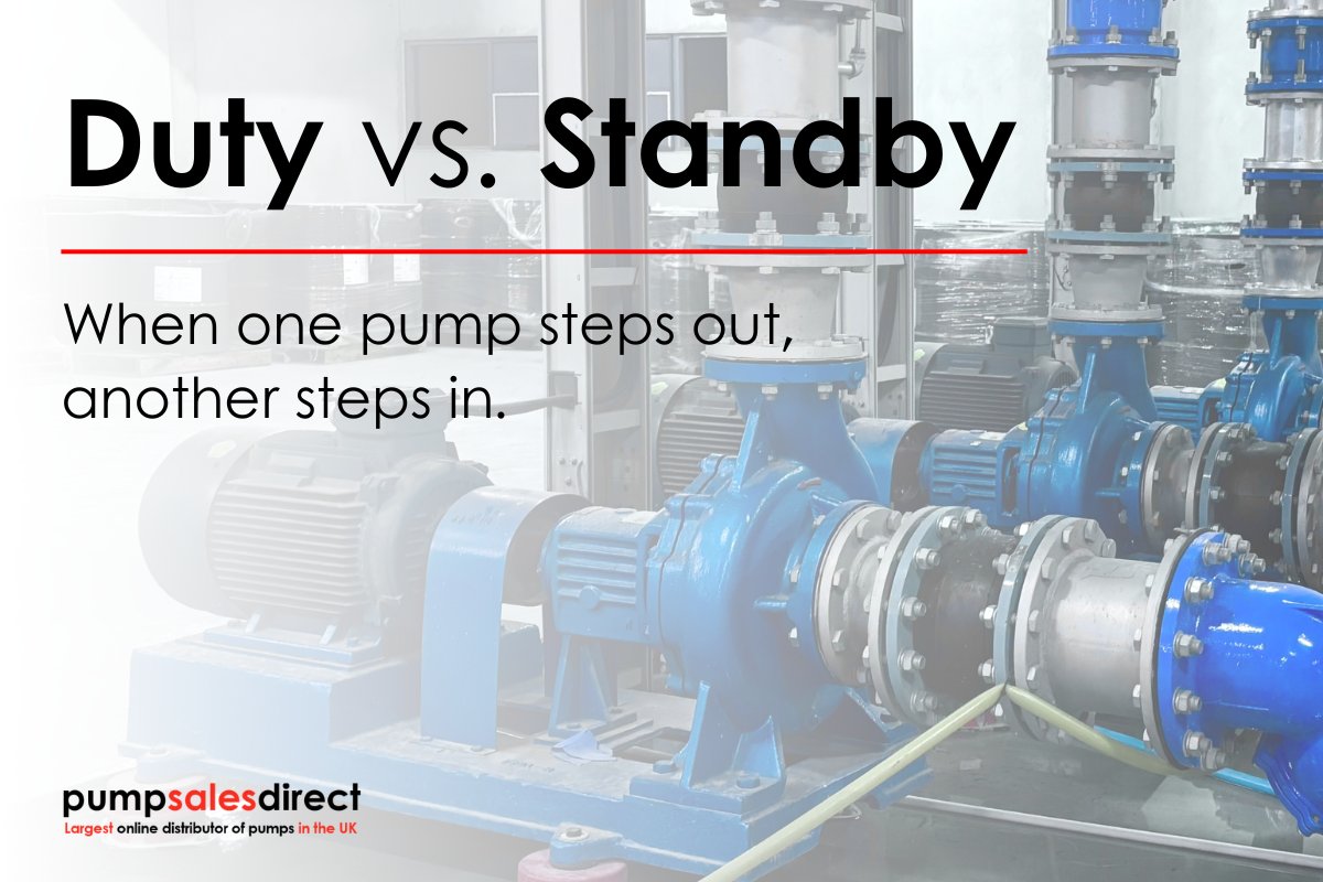 PumpSalesDirect's tweet photo. Duty &amp; standby pumps work together to keep things running, so if one needs maintenance or stops performing, the other takes over.

Our latest blog breaks down how duty vs standby systems work and when backup capacity actually matters.

https://t.co/CIhu91tO2a https://t.co/0BvMX0u9tW