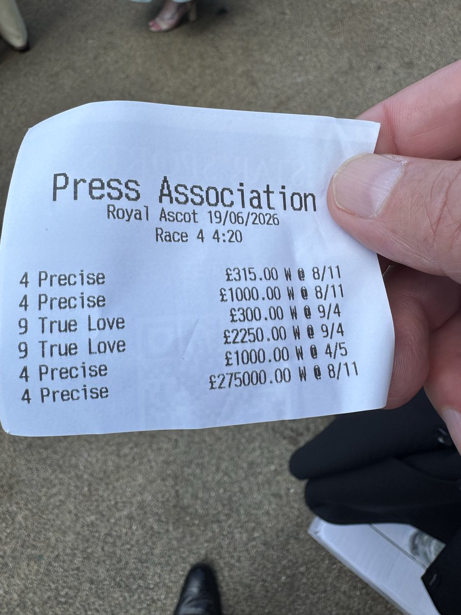 SimonNott's tweet photo. It’s on, £275,000 at 8/11 Precise laid with @StarSports_Bet https://t.co/QM7ttDbH3c
