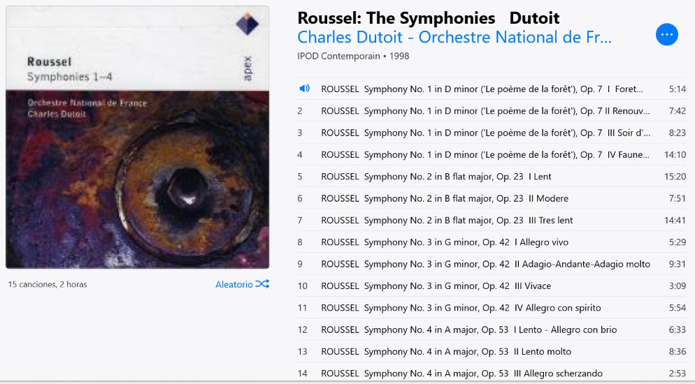 ernestonosthas's tweet photo. @LoveInner Spinning the DUTOIT Roussel Cycle in ONFrance...a landmark set, originally recorded in 1985 at Radio France’s Studio 104 and released by Erato in 1987. For my humble perspective It remains one of the most authoritative and widely available recordings of Roussel’s symphonic output https://t.co/YMDQqFNzTD