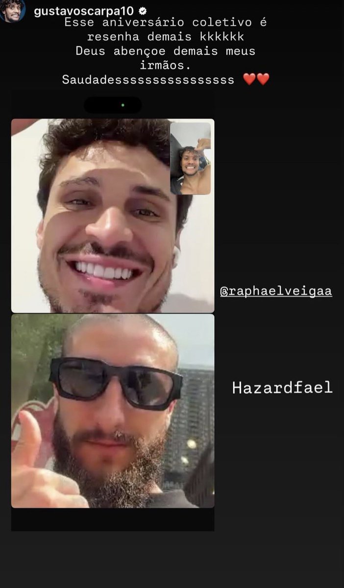 Infos_palestra's tweet photo. E essa parceria? Aniversário do Zé Rafael )dia 16) e do Veiga (hoje) 

Muitos grupos se formaram dos tempos de Palmeiras https://t.co/P0KsnjVkh6