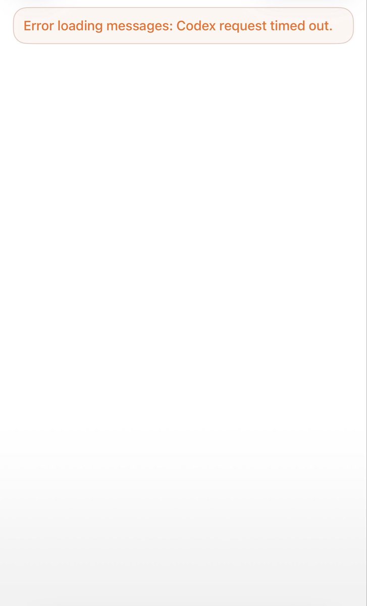 JSquare212's tweet photo. @thsottiaux Tibo please help with this. I’ve been struggling for days. Codex mobile on iOS connecting to Mac https://t.co/tyQdOaXTJh