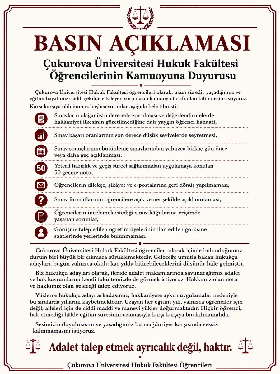 MertKl739523's tweet photo. #cukurovahukuksinavmagduru
 Hakkımız olanı hakkımızca istiyoruz! https://t.co/7m9KEGcG0s