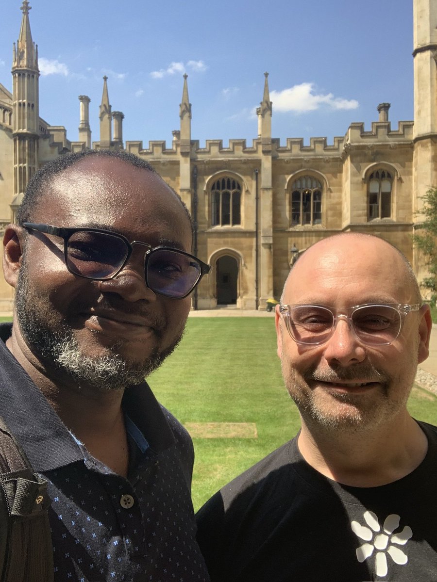 JIWarren's tweet photo. With suport from @Glob_Humanities and @CamClassics we have been enjoying a visit from Dr Abraham Lincoln Nutsugah from @UnivofGh to work on his project on social infrastructure in Plato's Laws https://t.co/hFb8MmdKRa