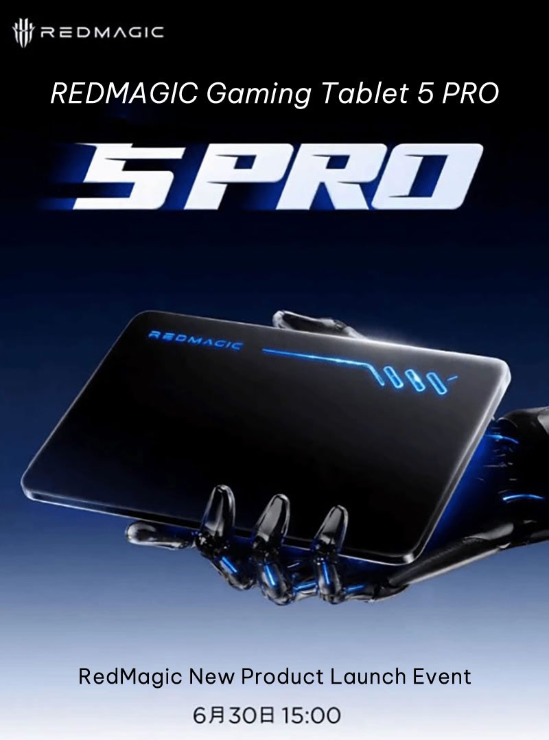drbeel_techno's tweet photo. #nubia
عملاق تابلت الألعاب الجديد #RedMagicGamingTablet5Pro قادم للأسواق العالمية 30 يونيو الجاري بـ:
- شاشة 9 بوصة OLED 185Hz
- معالج Snapdragon 8 Elite Gen 2
- بطارية 8,300mAh
- ذاكرة 12GB+256GB و 16GB+512GB و 16GB+1TB و 24GB+1TB https://t.co/QCfjV82rBH