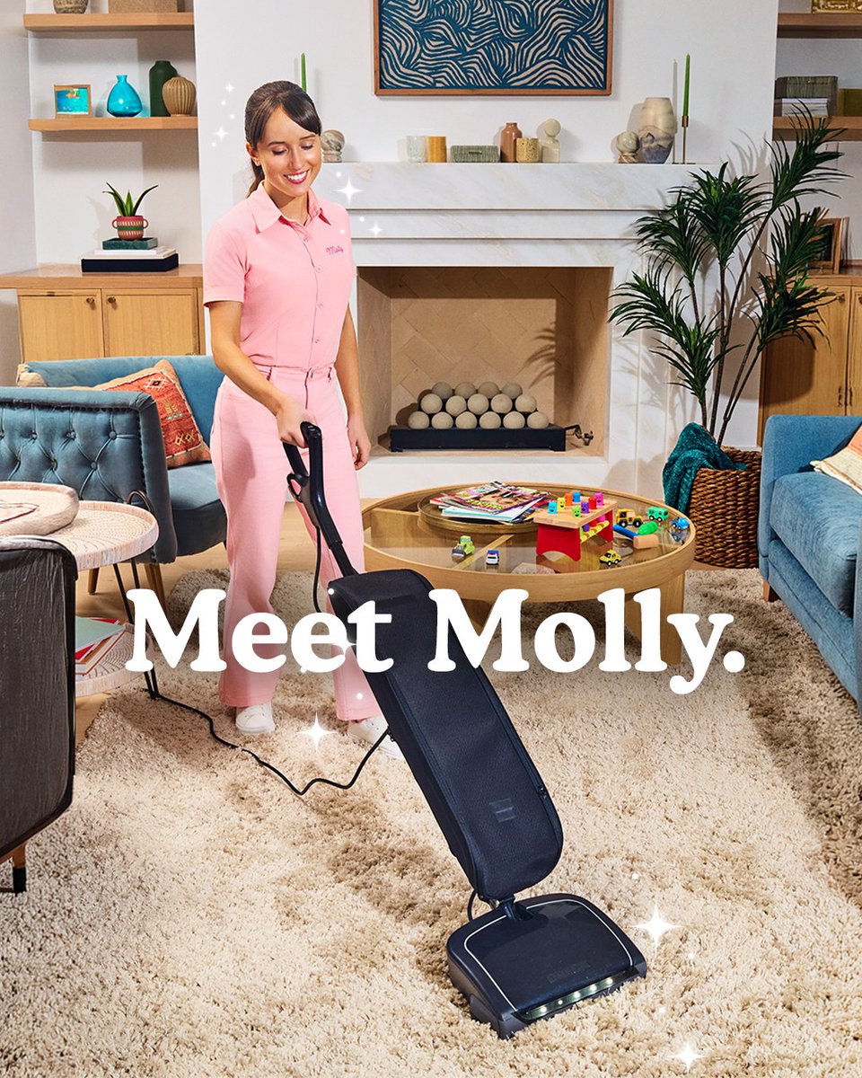 MollyMaid's tweet photo. Introducing “A Friend Like Molly”, starring Molly Maid. She’s the friend everyone (and every home) deserves. And she makes cleaning magic! Watch all the episodes at https://t.co/bxedZlhvMR and call 1-800-MOLLY-MAID to schedule a free estimate today. #MollyMaid #AFriendLikeMolly https://t.co/6tl8fldu6J