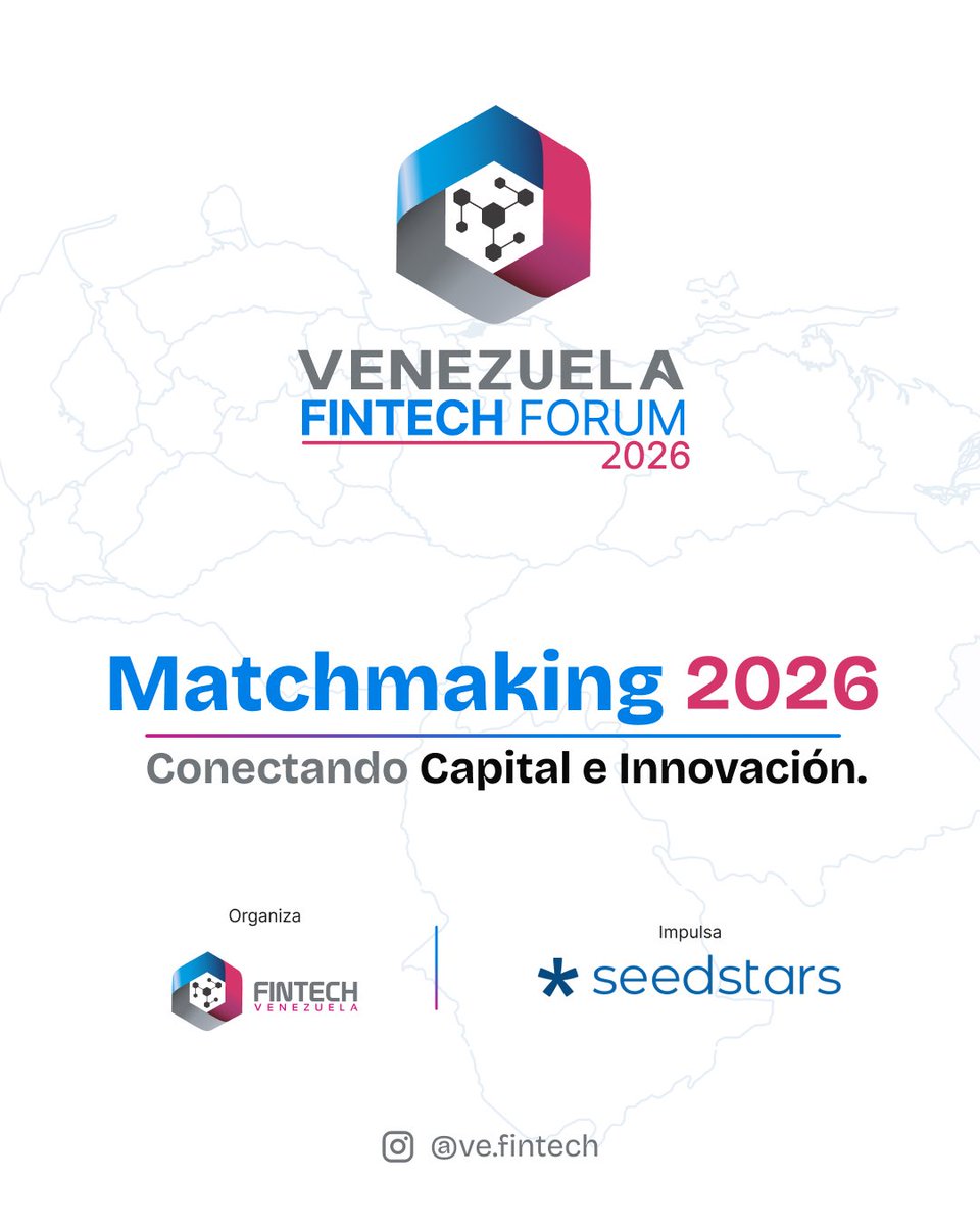 jschmucke's tweet photo. 🚀 ¿Buscas inversores o aliados para tu startup? Súmate al Matchmaking 2026 Emprendedores y potencia tu negocio.
Regístrate aquí 👇
https://t.co/Uk1dfXr7Fx
#Fintech #Startups https://t.co/1aM5xmuDsC